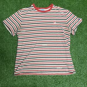 Champion Women’s Striped T‑Shirt Size Large Short Sleeve Casual Tee